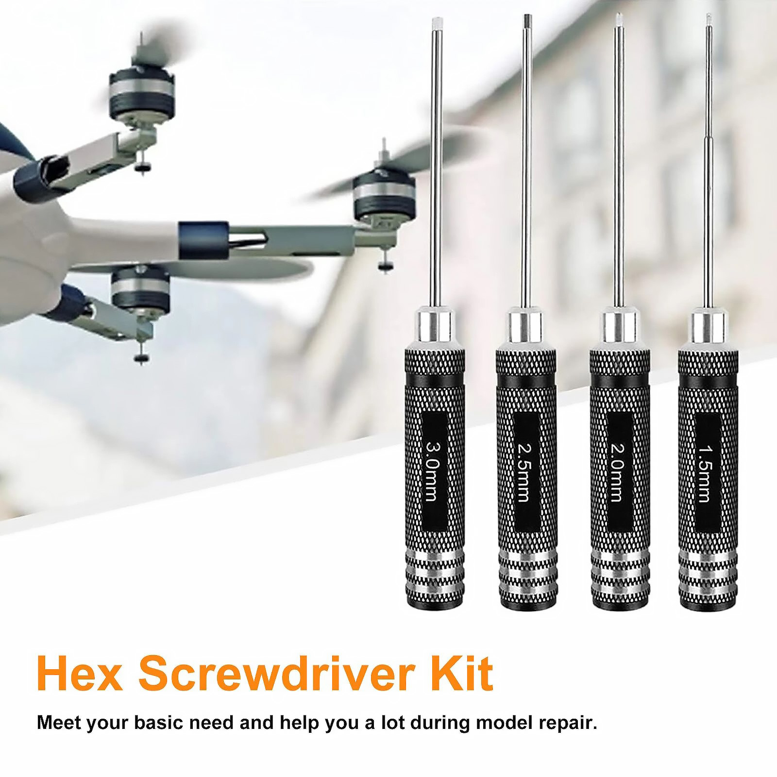 4 pçs/lote rc ferramentas hex  - Rc Helicopter Tool Kit avaliação e preço